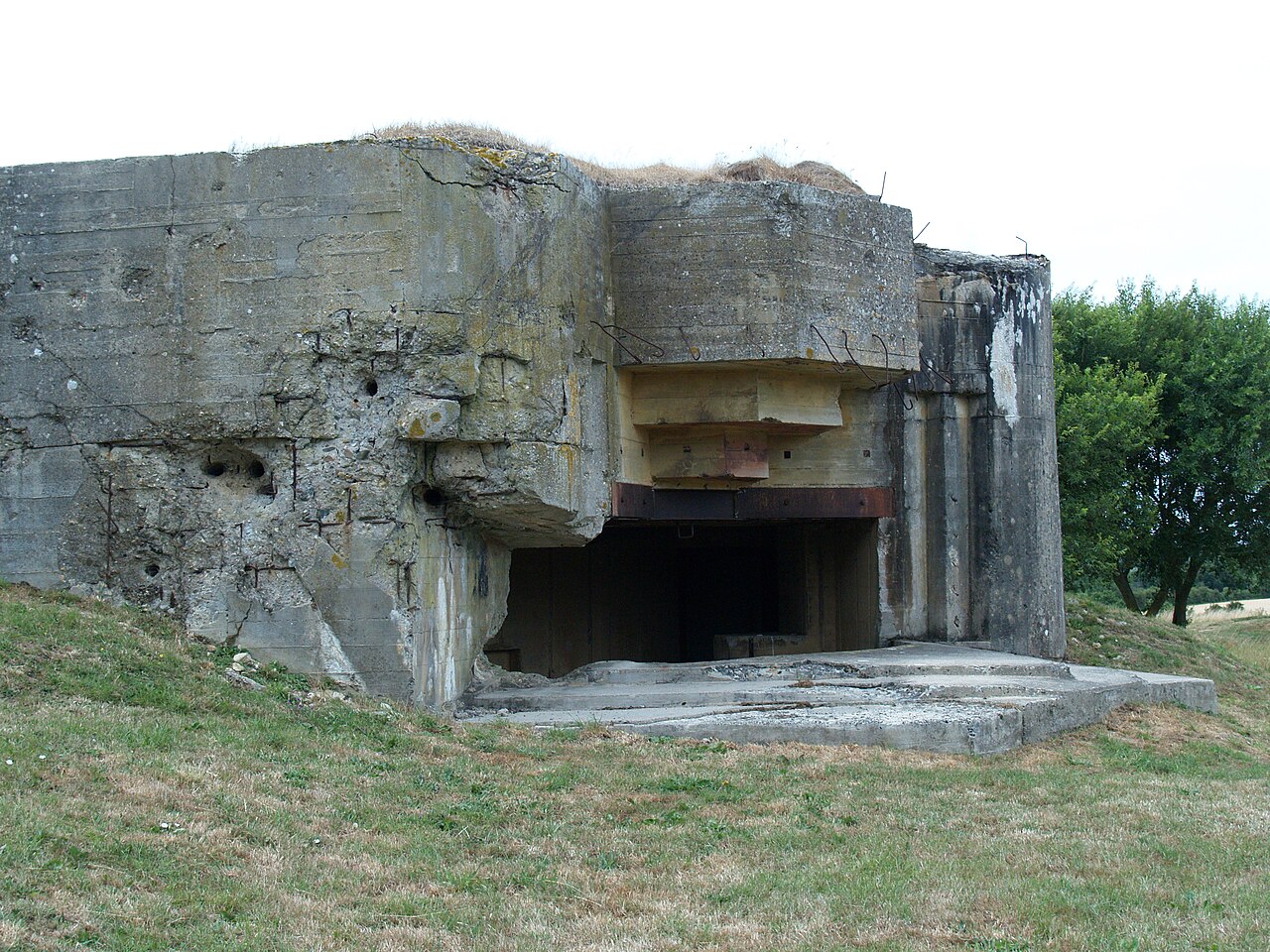 Une casemate de la batterie d’Azeville, photographiée en 2010.