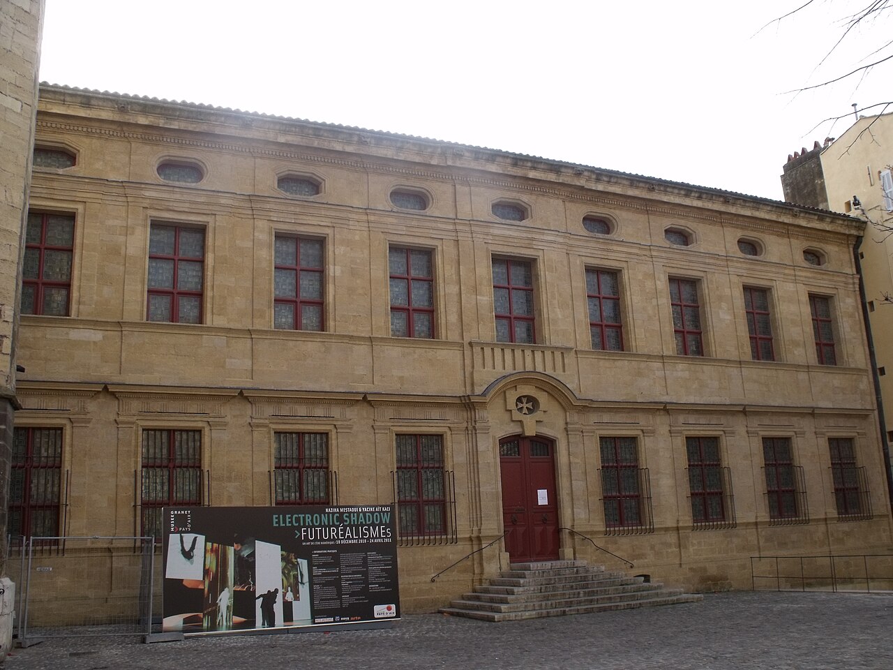 La façade du musée Granet à Aix-en-Provence (vue ancienne).
