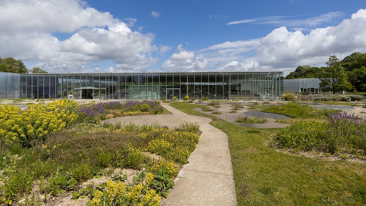 Le Louvre-Lens et son parc, photographiés en mai 2026.