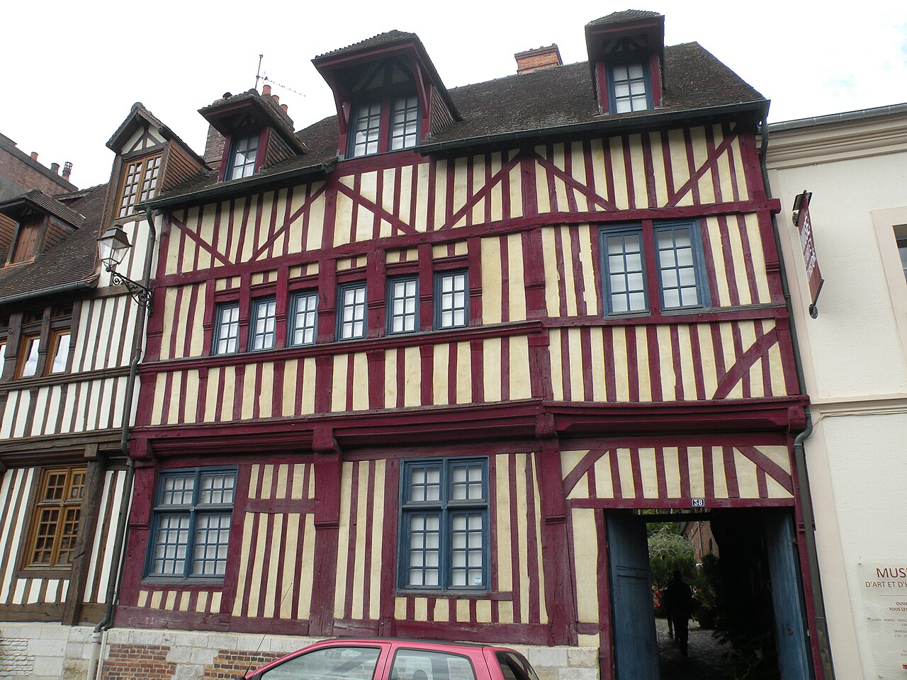 La maison à pans de bois du musée d’Art et d’Histoire de Lisieux.