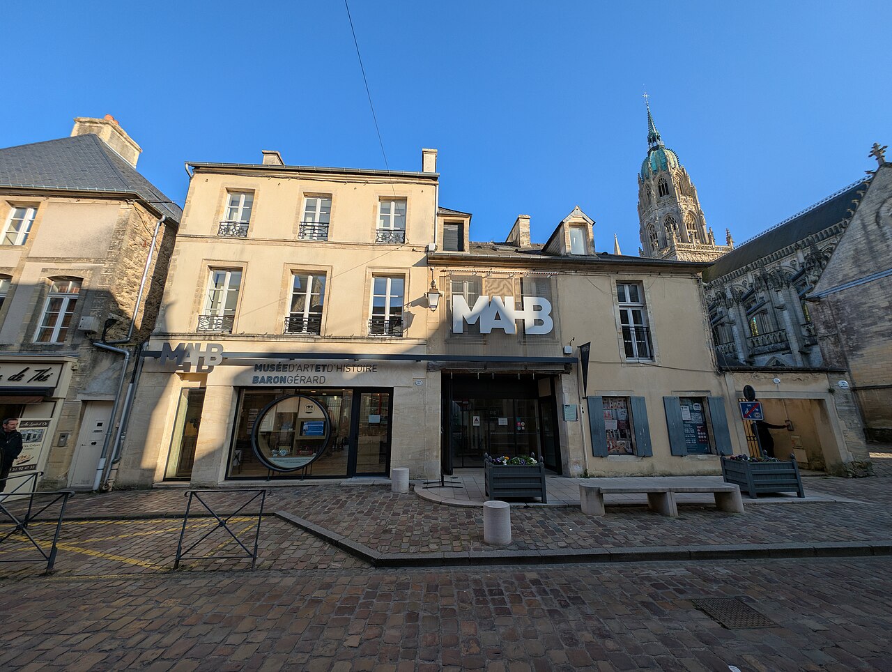 L’entrée du musée d’Art et d’Histoire Baron Gérard, à Bayeux.