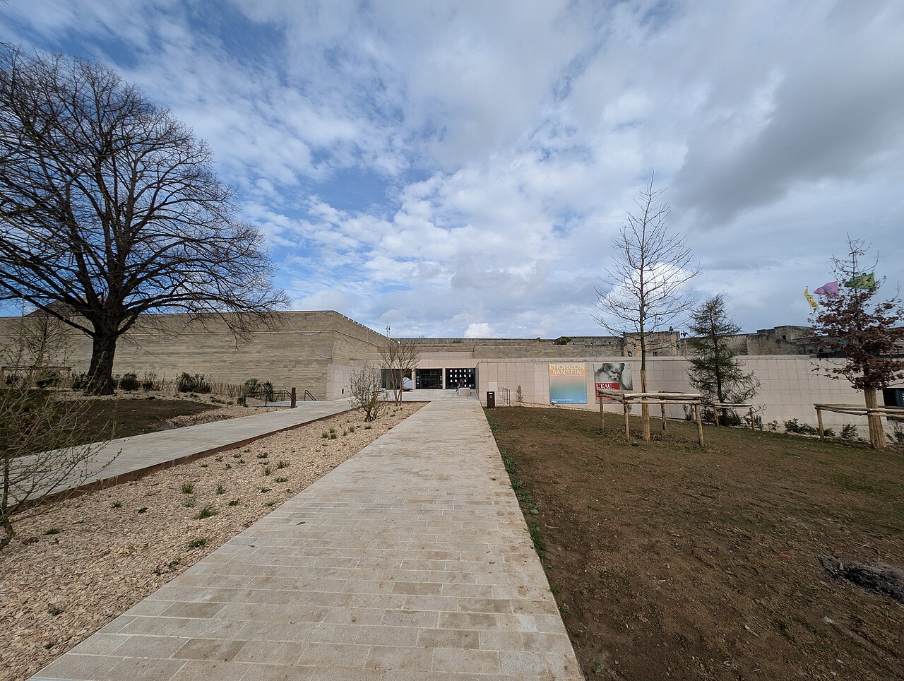 L’entrée du musée des Beaux-Arts de Caen, dans l’enceinte du château.