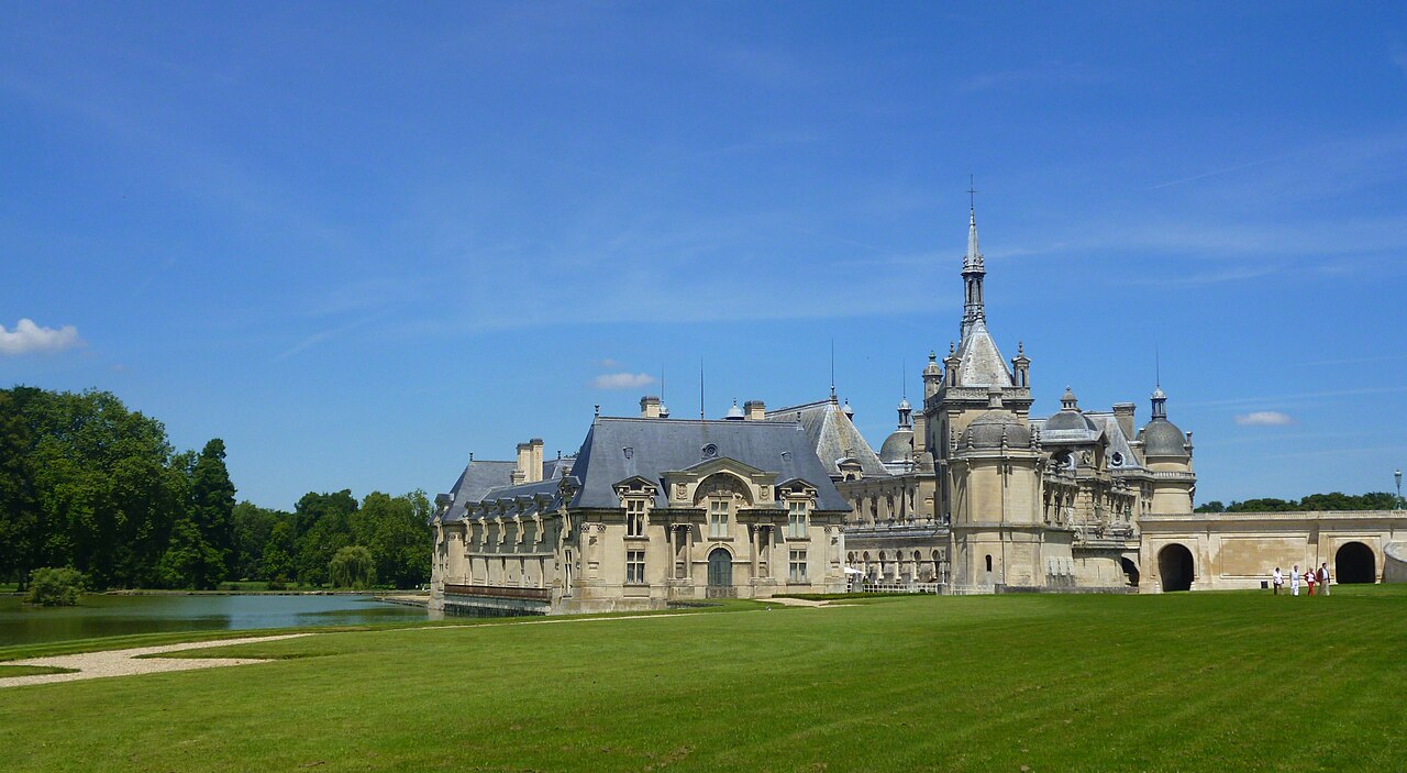 Le château de Chantilly, qui abrite le musée Condé, photographié en 2012.