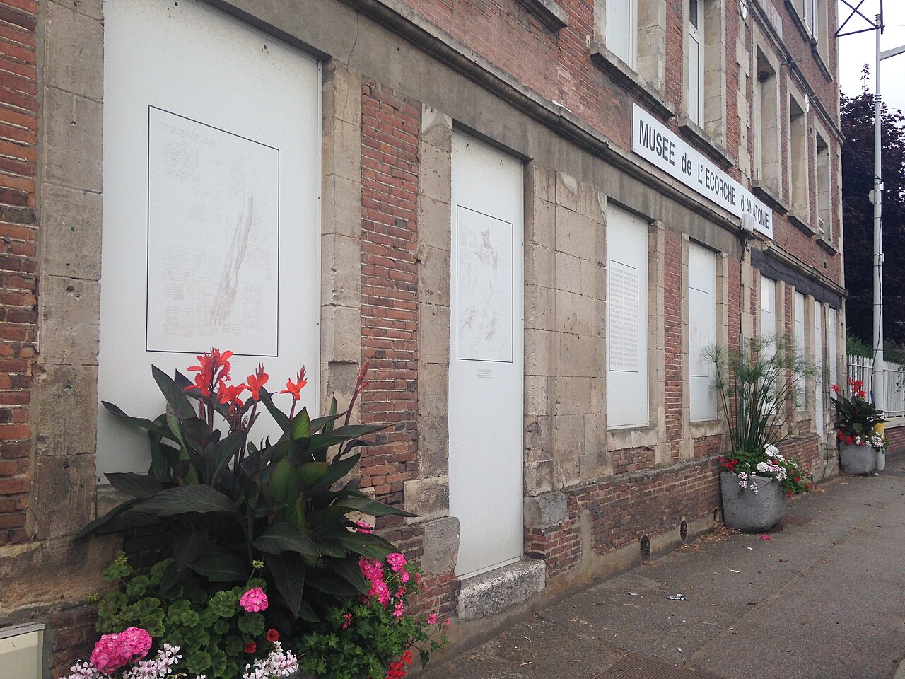 Le musée de l’Écorché d’anatomie au Neubourg, photographié en 2016.