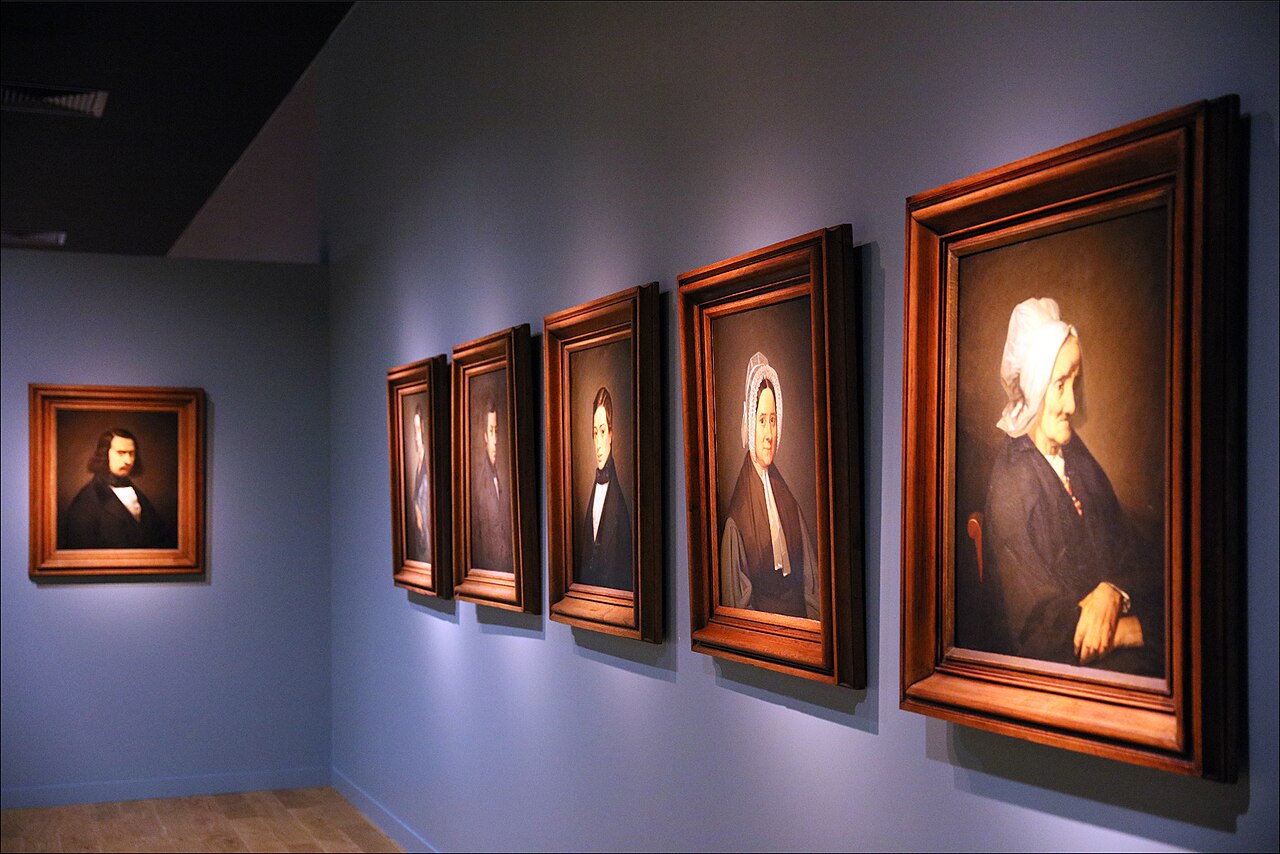 La salle Jean-François Millet du musée Thomas-Henry, photographiée en 2016.